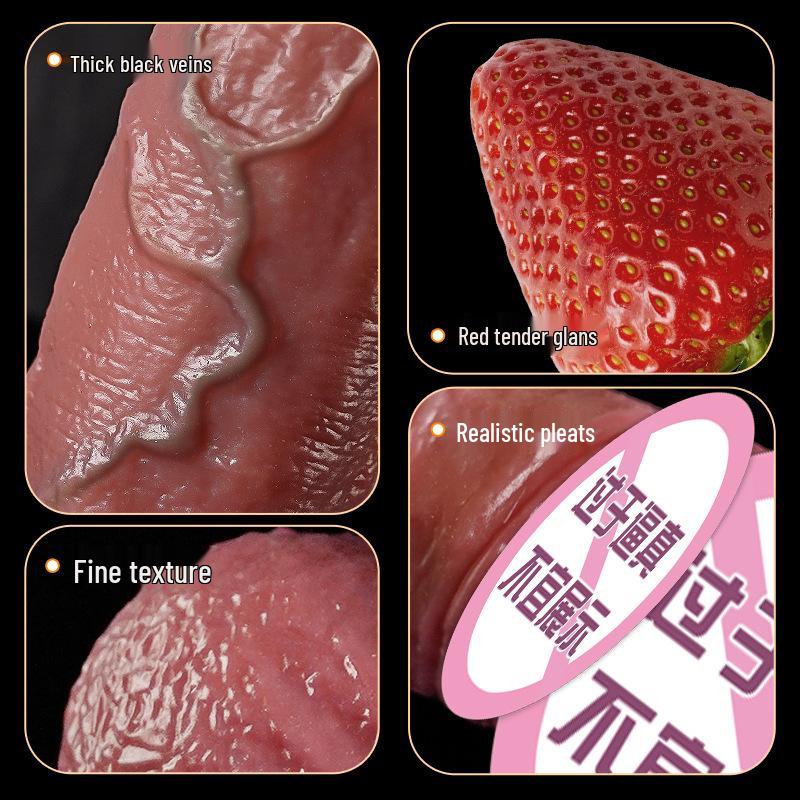 Ji Yu Kui Yin Realistic Silicone Masturbator: Soft Electric Penis Vagina Toy for Women