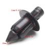 100Pcs 6mm Car Fastener Clips Black Plastic Fairing Rivet Accessories Durable Bumper Rivets for Honda/Suzukii/Kawasakii