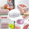 Laminated deli meat refrigerator, refrigerated transparent material, easy for refrigerator storage boxes, cold cuts, ham
