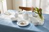 LE CREUSET Teatime 3-Piece Set: Teacups, Teapot. Perfect for Wedding Gifts, Anniversaries, Bridal Presents, and Other Celebrations. Heat and Cold Resi