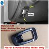 Carbon Fiber Interior Accessories Air AC Lift Button Lights Control Panel Cover Trim For Benz G Class W464 G350 G500  -
