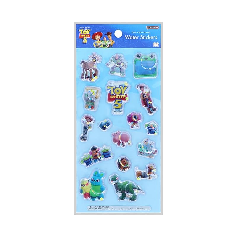 Sun-Star Stationery Toy Story Disney Pixar Goods Stickers, Puffy Water-In 3D S8820546