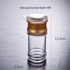 Homeglen Large Gold Acrylic Vinegar Bottles, 2-Pack