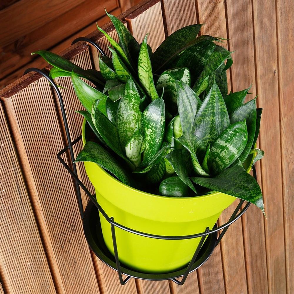 Uchwyt Doniczka Balkonowa Podstawka Wieszak na Balustradę Barierkę 29x22x24