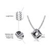 Vnox Retro Hollow Cube Pendant for Men Stainless Steel Square Vintage Necklace Punk Geometric Collier 24" Chain