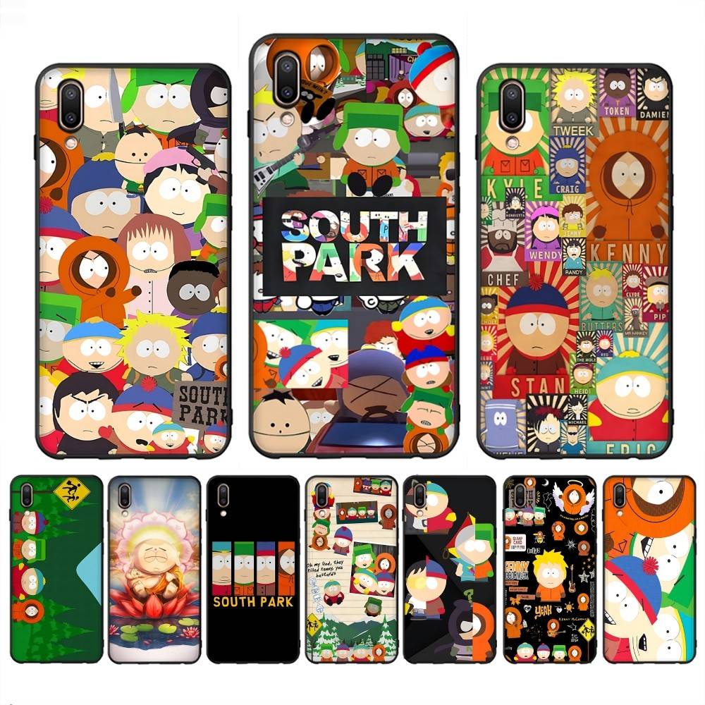 Cartoon Funny S-South-P-Park Phone Case For Redmi Note 4 X 5 A 6 7 8 T 9 9S 10 11 11S 11Epro Poco M3 Pro