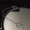 Baroque Double Cross Necklace: Light Luxury Pendant for Women with High-End Niche Design
