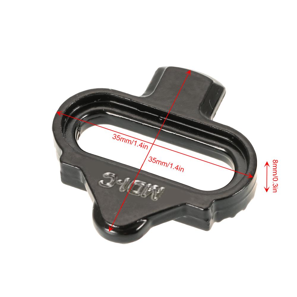 Bicycle Mountain Cleat Biking MTB Cleat Set Clips Kit W Hardware Nuts Clip in Cleats for Shimano SPD Pedals