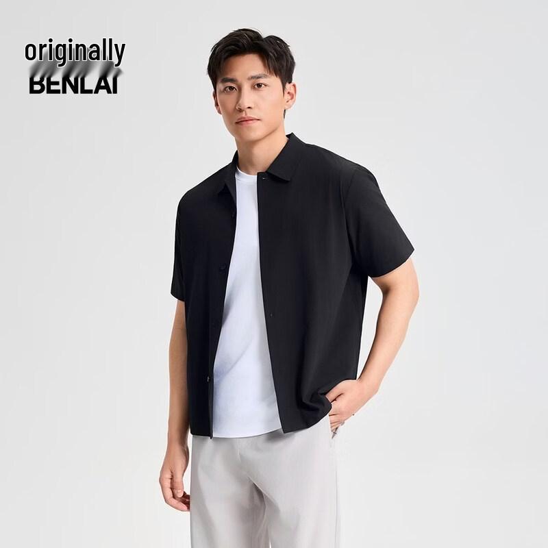 Benlai Men s Quick-Dry Loose Fit Polo Shirt L