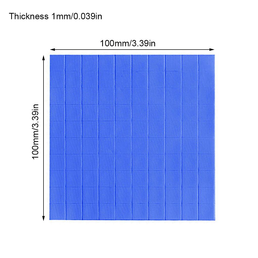 CPU Thermal Pad Silicone Conductive Pad Heatsink Cooling Mat for Computer