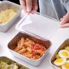6Pcs Convenient Preservation Box with Lid Food Grade Sealed Box Food Serving Tray  Outdoor