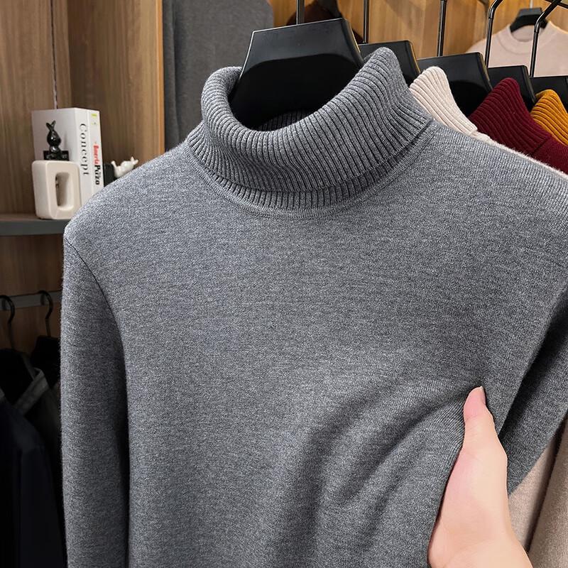 Men's Thickened Plush-Lined Turtleneck Sweater YTMTST6871