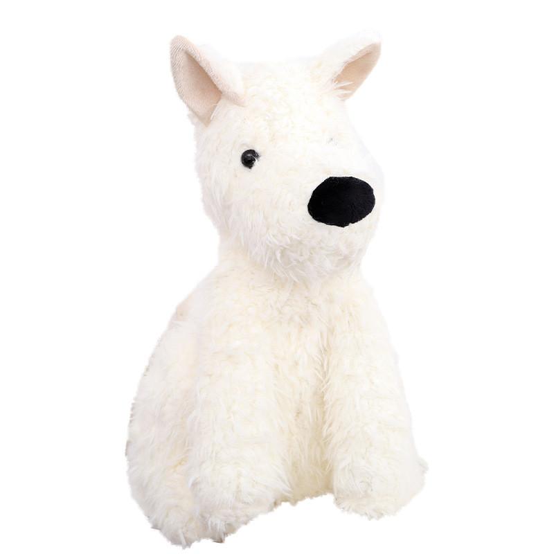 

Cute Cartoon White West Highland Dog Plush Toy Doll For Dog Lovers
