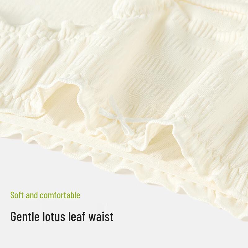 SecretWorld Women's 7A Antibacterial 100% Cotton Mid-Waist Underwear