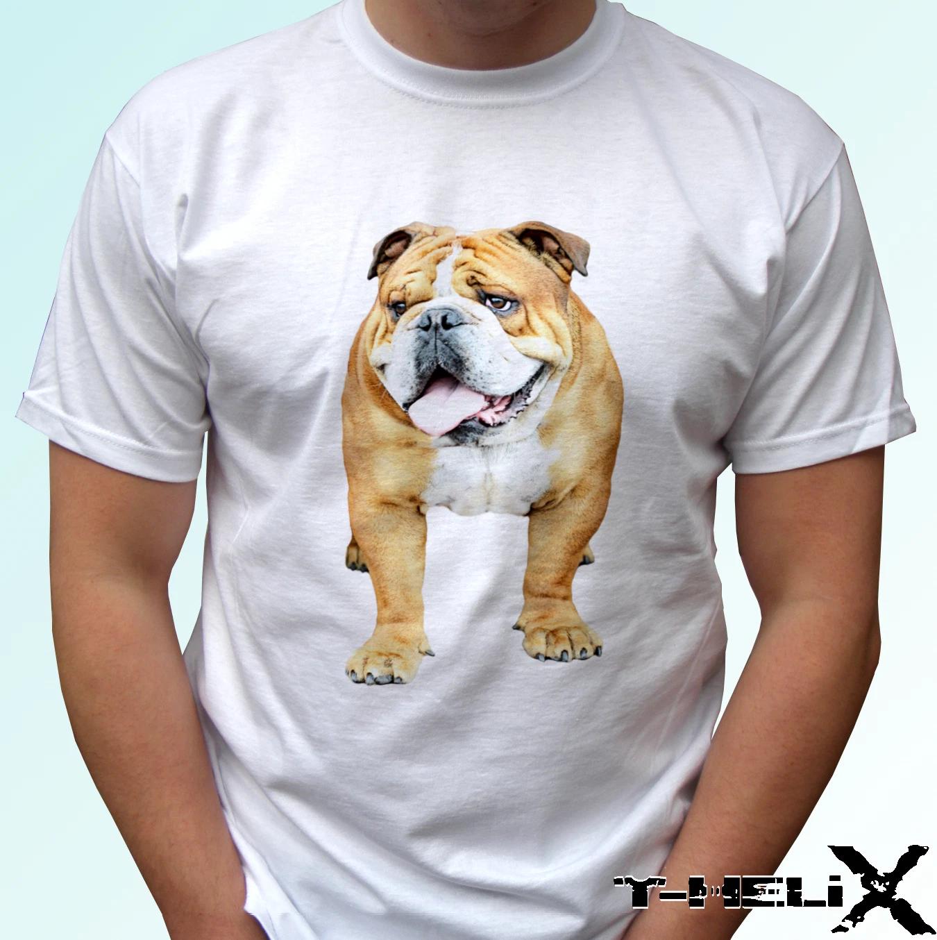 Bulldog english - dog kids boys T-Shirt top tee design - s s kids baby sizes 160