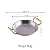 Stainless Steel Double Handle Flat-Bottomed Pan for Seafood, Fried Chicken, and Lobster