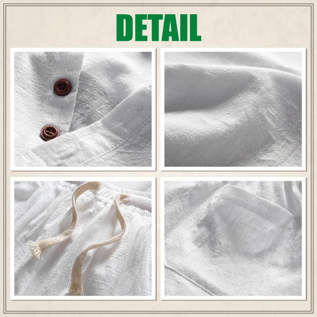 SUN KAKU Loungewear Pajama Set, Cool and Comfortable, 2-Piece Set with V-Neck, Short Sleeves, T-Shirt, and Sarouel Pants, Perfect for Summer, Quick-Dr