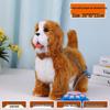 Plush Electric Toy Dog: Walking, Barking, Tail-Wagging, and Music with Induction Feature