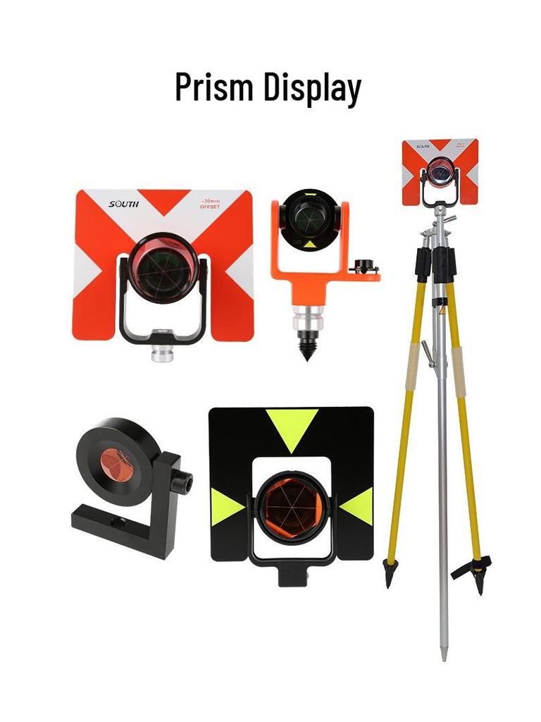 Leica RTK/GPS Tripod Stand with Centering Pole and Measuring Prism, Adjustable to 2.15m, 3m, and 5m.