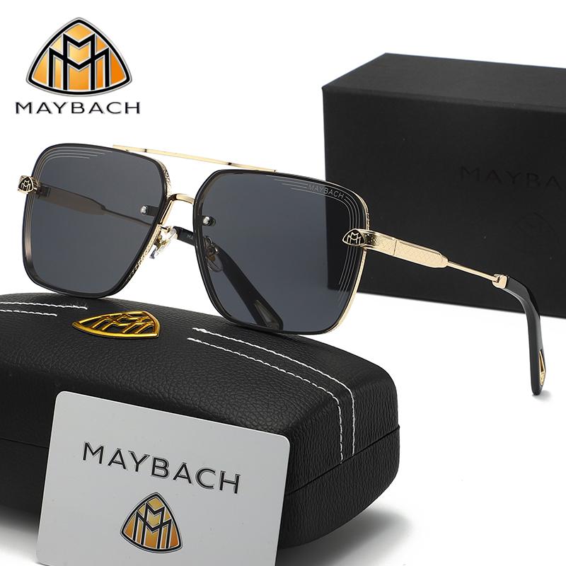 MAYBACH Sunglasses UV400 Protection Luxury Brand for Men and Women Classic Sun Glasses High Quality Eyewears Pilot Goggle 754