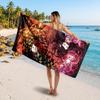 Demon Slayer Printed Swim Towel, Portable Water Absorbent Towel for Beach Camping Daily Bathroom Use