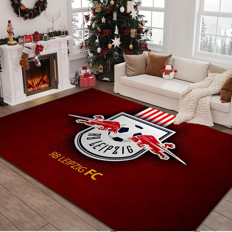 1PC rug Leipzig Soccer Crest Carpet, Chair Rug,Area Rug for Office Bedroom living rooms bedroom, Doormat decor Christmas fan gifts
