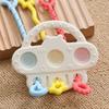 Educational Baby Soothing Rattle Finger Presser Game  for 0-12 Months Baby Sensory Cognition