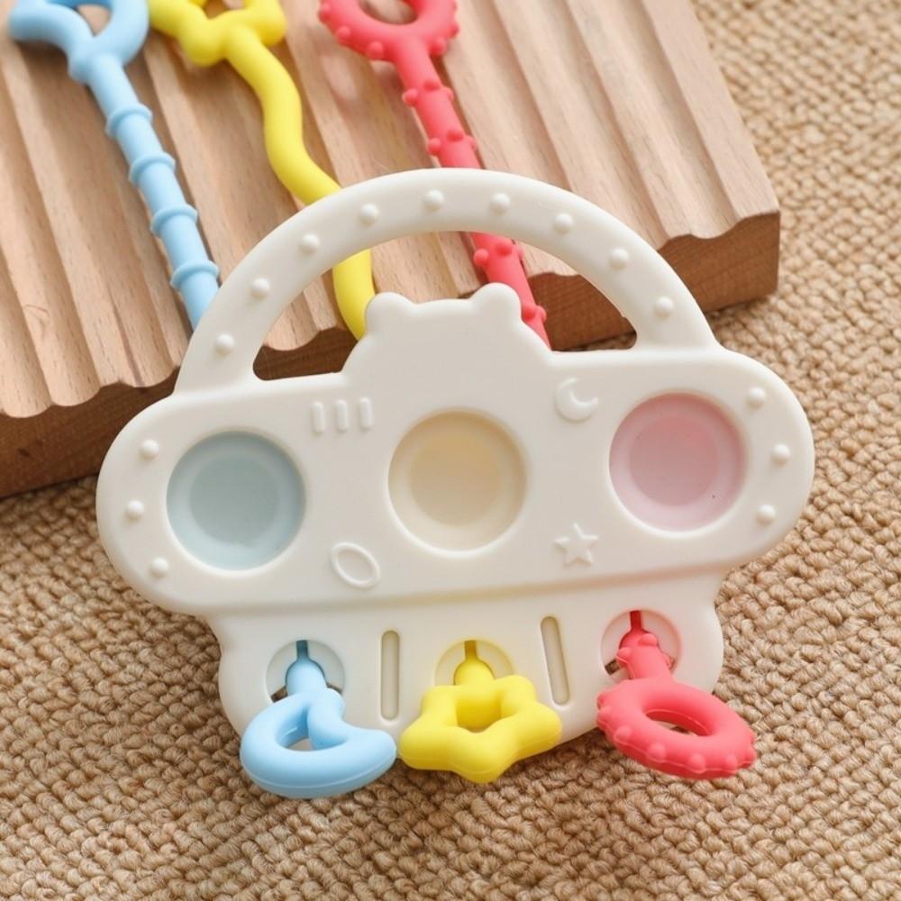 Educational Baby Soothing Rattle Finger Presser Game  for 0-12 Months Baby Sensory Cognition