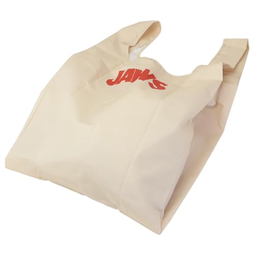 Marushin JAWS Shark Comic Eco Bag, Recycled Polyester, Large Capacity, 4985016500