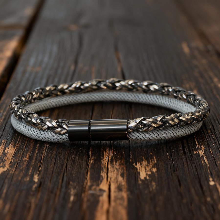 4 Colors Men Leather Bracelet High Quality 4mm String Wrap Braslet Bangle Street Leisure Versatile Accessories Handmade Pulseras