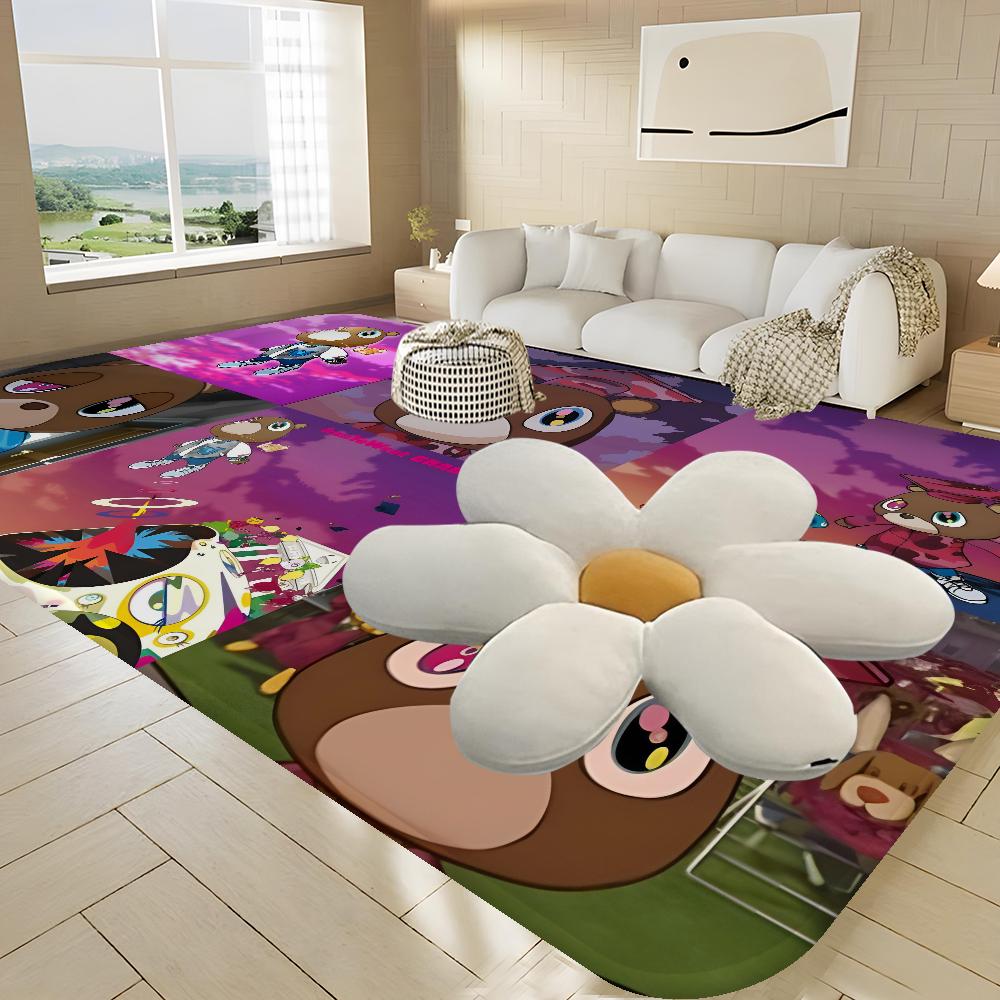Hot Singer Kanye West Kitchen Mat Nordic Style Bedroom Living Room Doormat Home Balcony Anti-Slip Doormat Area Rug