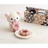 San-X Rilakkuma "Rilakkuma x Mister Donut" Donut-Eating Plush Toy Korilakkuma (Pon de Strawberry) MV27201 H160 x W150 x D100mm