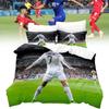 Football Digital Printing Bed Set Single Double King Duvet Pillowcase Cover
