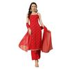 FIORRA Women' Crepe Kurta and Palazzo Set with Matching Dupatta SET0