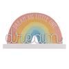 Celebrations Petit Cheri Dream Big Little One Rainbow Plaque