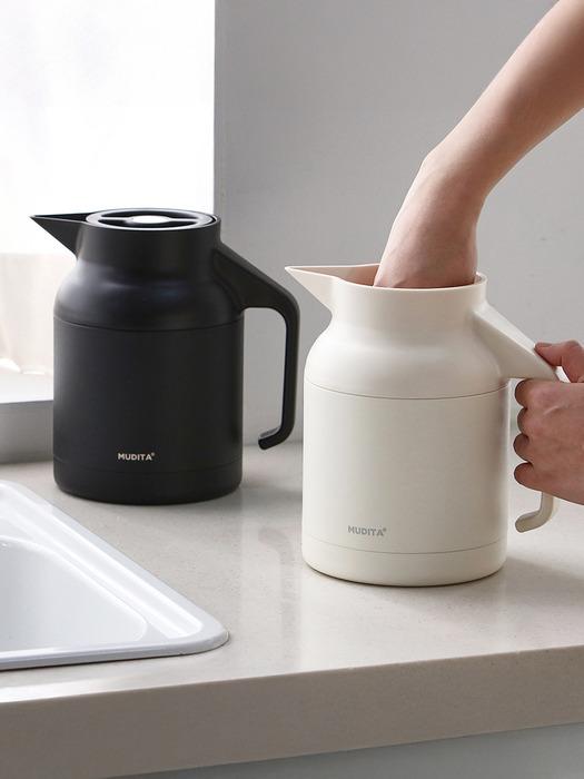 Reborn. J MUDITA 304 Stainless Steel Insulated Kettle 1.5L Large Capacity Thermos Bottle