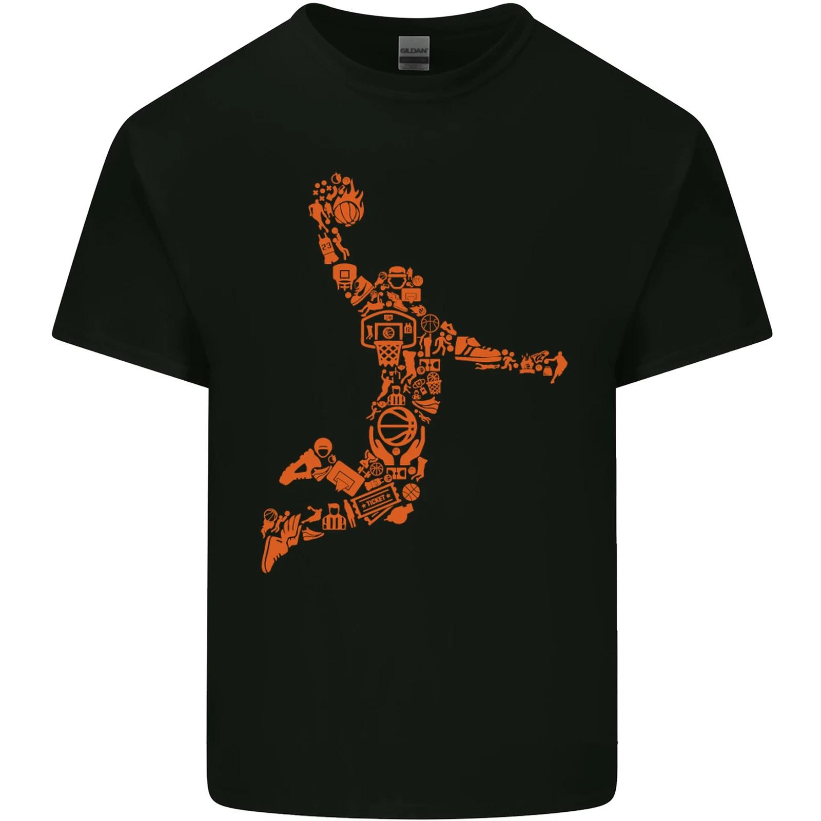 

Basketball Word Art Kids T-Shirt Childrens 3XL