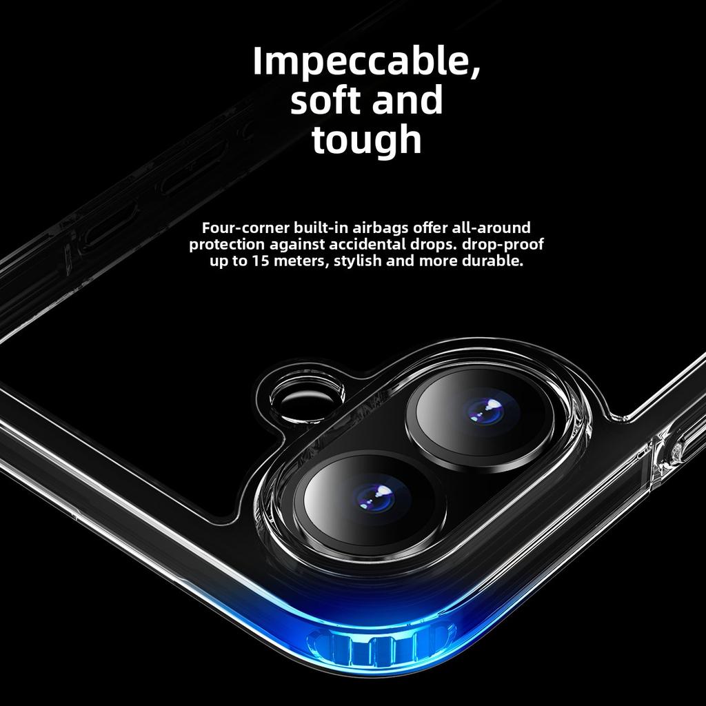 Transparent Clear Magnetic Wireless Charging Protection Phone Case for IPhone 17 Pro Max 17 Air iPhone17 Camera Protect Cover
