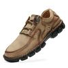Autumn and winter new retro outdoor casual men's shoes large size 48 sewn small leather shoes men's comfort