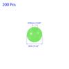 M METERXITY 200pcs Glow Fish Beads - Plastic Luminous Round