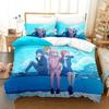 Kawaii Anime BOCCHI THE ROCK Gotou Hitori Bedding Set Single Twin Full Queen King Size Bed Set Adult Kid Bedroom Duvet Cover Set