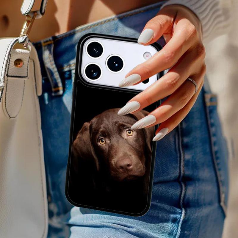 Cute Labrador Retriever Phone Case For iPhone 17 Air 14 15 13 12 Max Cover For Apple 14 15 16 16e 11 Pro Max Plus