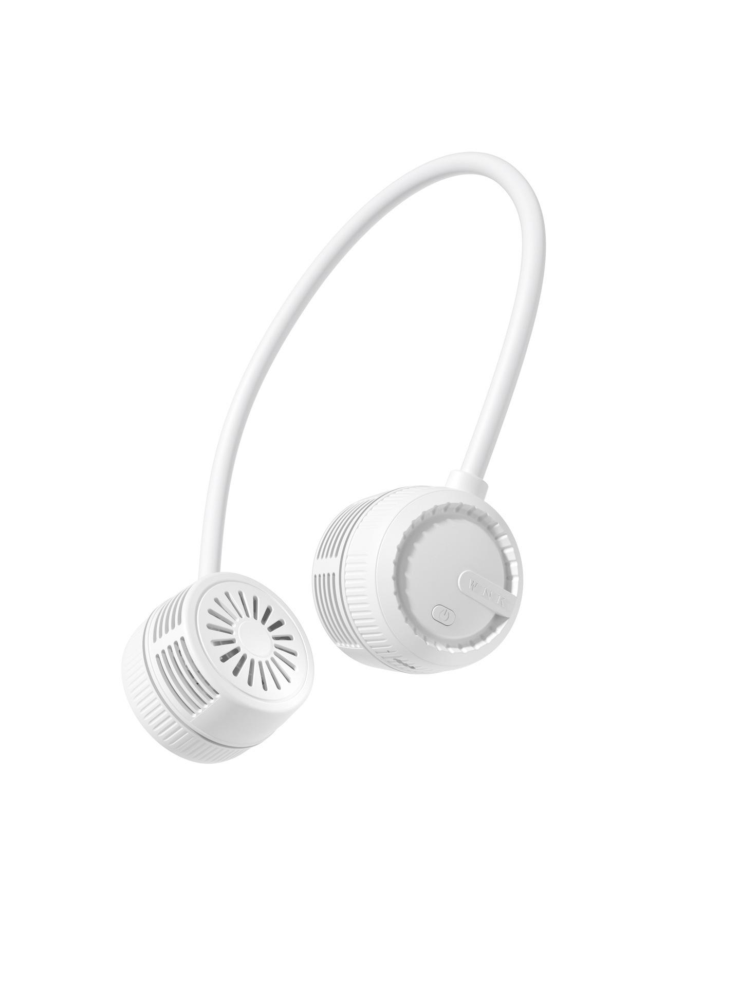 

Portable Neck & Waist Hanging Bladeless Fan, USB Rechargeable, Silent Summer Mini Fan 40 mm белый