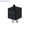 LED Flasher 12V Adjustable Frequency LED CF14 3 Pin Adjust 12V LED Flasher Relay Car Turn Signal Indicator Blinker Light