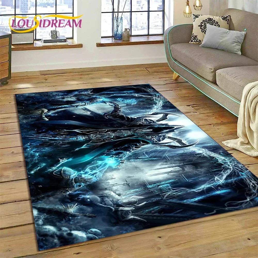 Diablo 3D Retro Game Gamer Carpet Rug for Bedroom Living Room Home Sofa Decoration,Children Play Game Large Decor Floor Mat Gift