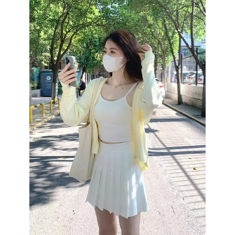 Women's lightweight ice silk sun protection clothing, UV protection, 2026 summer model, loose-fitting, breathable sun protection clothing