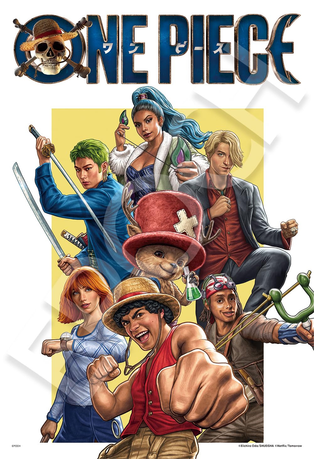 

EPOCH 1053 Супермаленькие детали Пазл СЕРИАЛЫ NETFLIX Netflix В Великий Путь x 38 Включает и точки ONE PIECE (26 см) клей 32-618s,