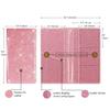 PU Leather Glittering Card Holder Car Insurance Document Protector Registration Certificate Wallet Organizer