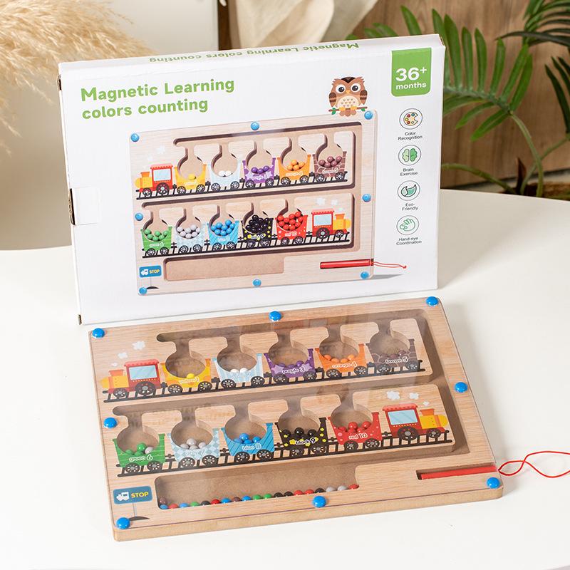 Toddler Magnetic Maze Puzzle: Concentration & Logical Thinking Toy