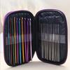 22 pezzi/Set Uncino da maglia Uncino a scatto Uncino per trecce Uncinetto Infila ago Ago per tessitura capelli Accessori per extension Filo per tessitura